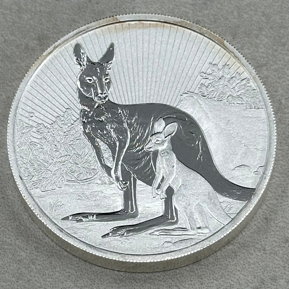 2oz .999Ag 2 Dollar Australia (Litt Patina)