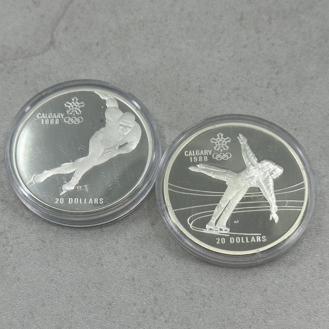 2oz .999Ag (SPOT+5%) Calgary 1988