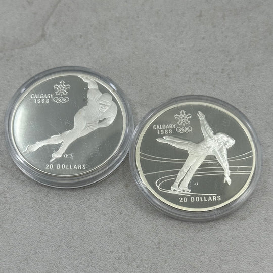 2oz .999Ag (SPOT+5%) Calgary 1988