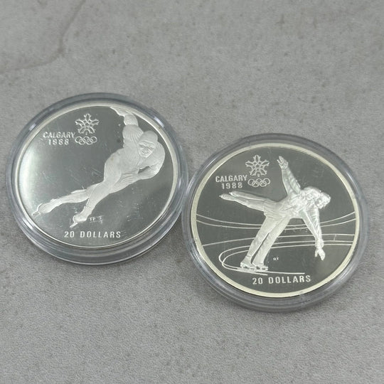 2oz .999Ag (SPOT+5%) Calgary 1988