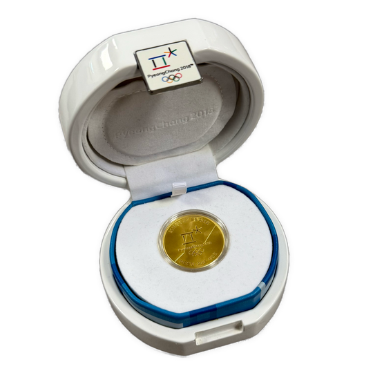 1/2oz .999Au (Spot+2%) 20,000 Won 2018 PyeongChang Winter Olympics