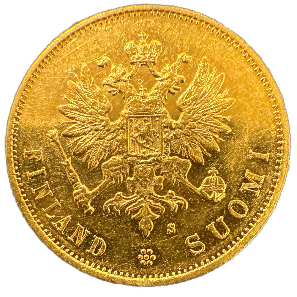 10 Markka 1882 Finland Kv.1+