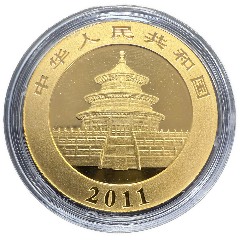 1oz .999Au 500元 2011 Panda