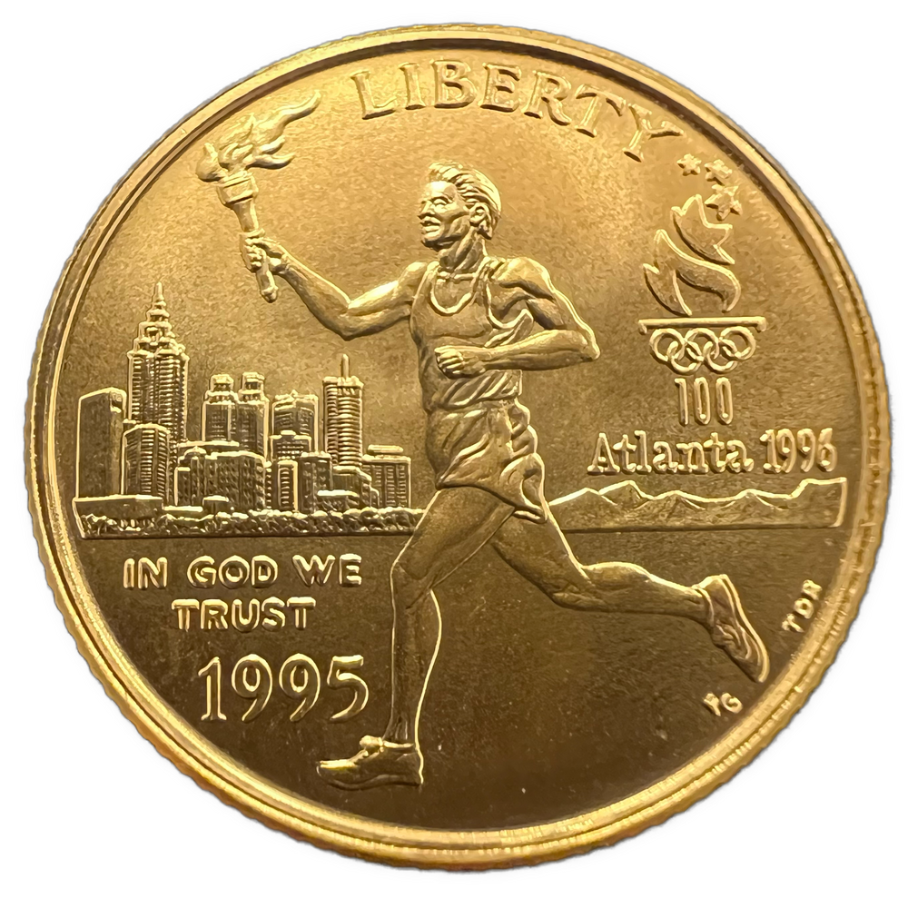8.3g .900Au (SPOT) $5 1995 USA Atlanta Olympics’96
