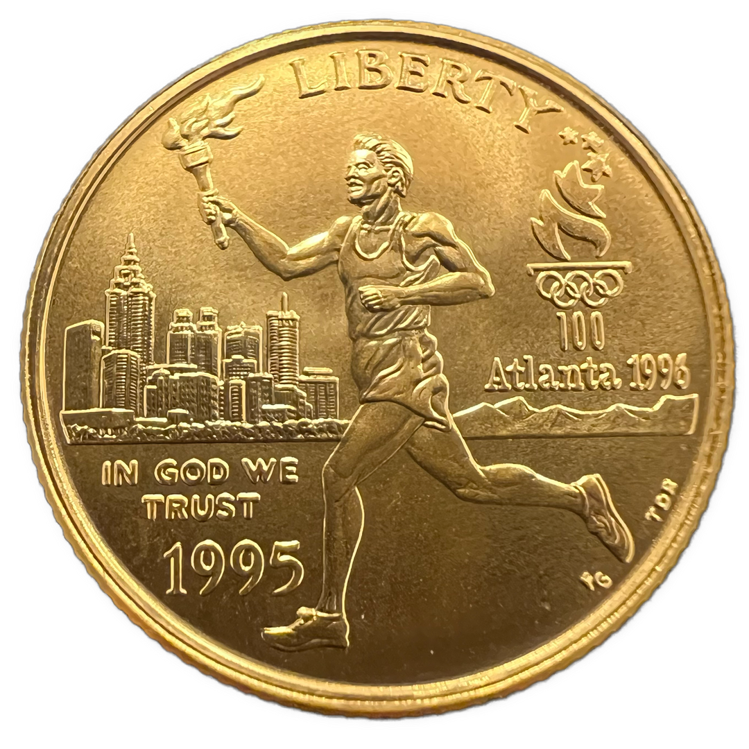 8.3g .900Au (SPOT) $5 1995 USA Atlanta Olympics’96