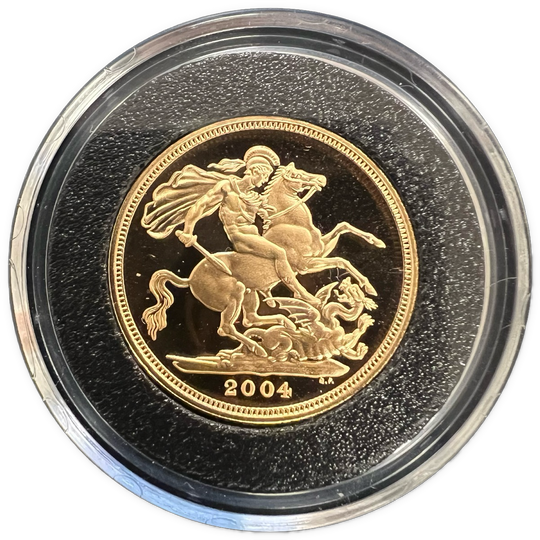 7.98g .916Au 2004 Sovereign