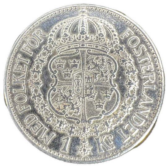 120g .999Ag (Net) 98% av spot 20stk 1KR Sverige 1915-41 i varierende kvaliteter. (Renset)