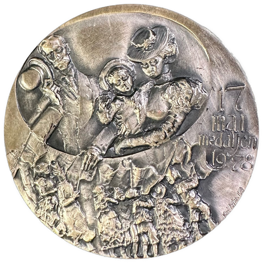 55.1g .925Ag (SPOT) 17. Mai medaljen 1978