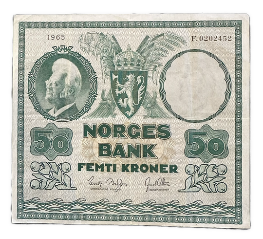 50 Kr 1965 F Kv.1