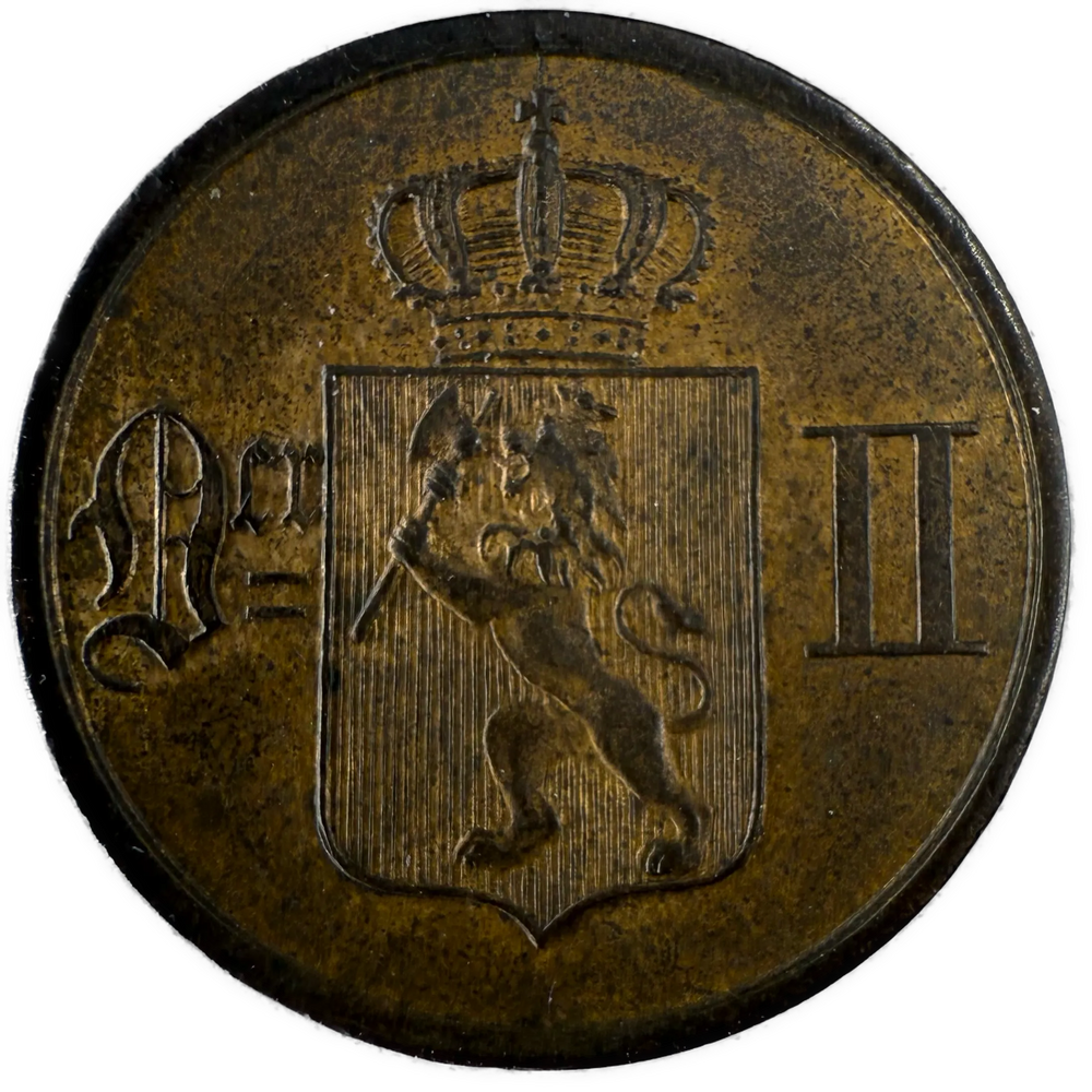 1 Øre 1885 Kv.1+