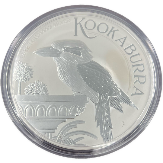 1KG .999Ag 2022 Kookaburra Australia