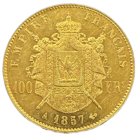 32.26g .900Au (Spot+2%) 100 Francs 1857 France
