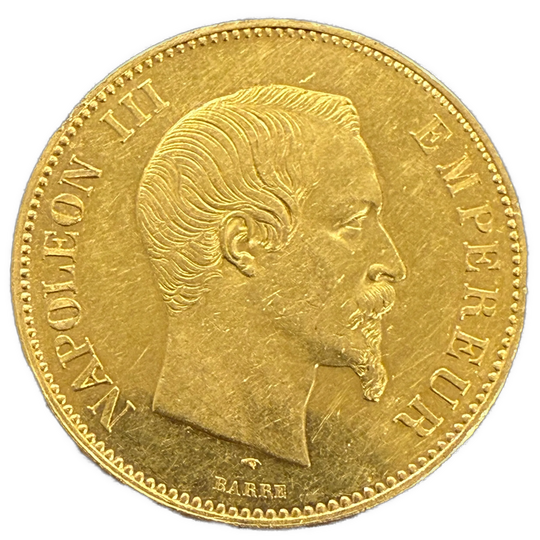 32.26g .900Au (Spot+2%) 100 Francs 1857 France