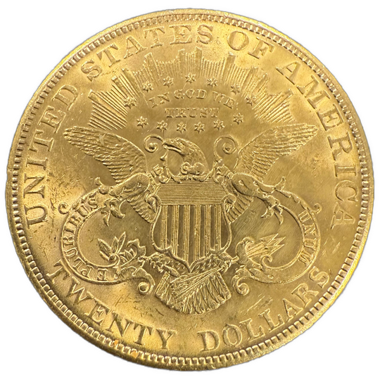 33.4g .900Au (Spot+2%) $20 1904 Liberty Head