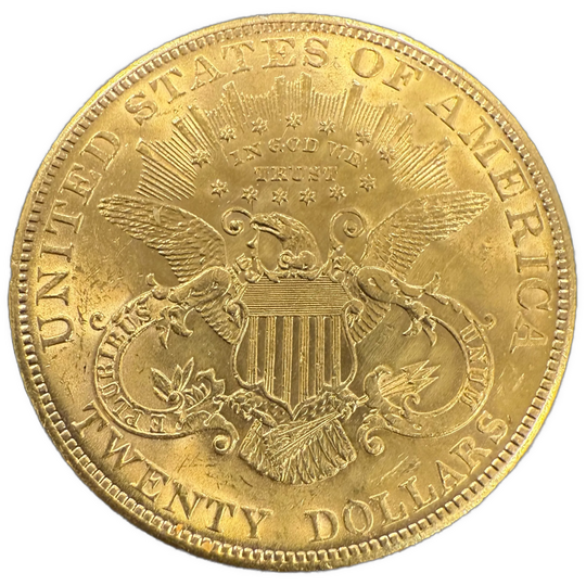 33.4g .900Au (Spot+2%) $20 1904 Liberty Head