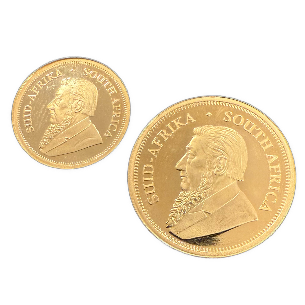 10.8g .999Au (Spot+2%) 1/10oz 1/4oz Krugerrand QE70