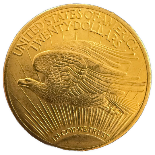 33.8g .900Au (Spot+2%) $20 1924 Double Eagle