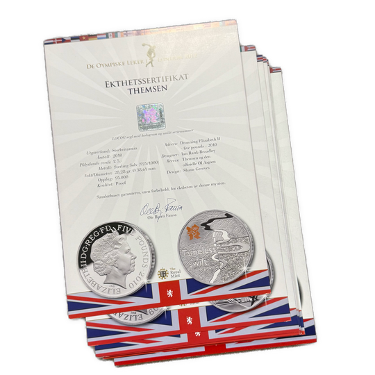 662.4g .925Ag 2012 London Olympic Official Commemorative Silver Coins