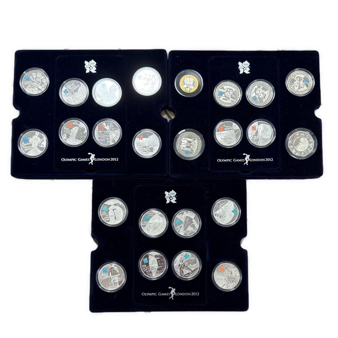 662.4g .925Ag 2012 London Olympic Official Commemorative Silver Coins