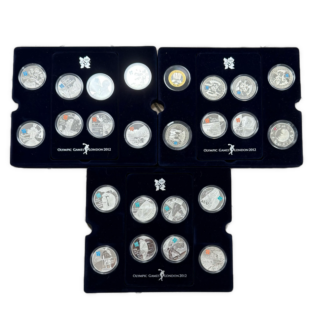 662.4g .925Ag 2012 London Olympic Official Commemorative Silver Coins