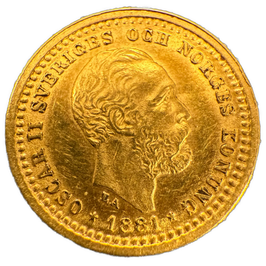 2.24g .900Au (Spot+2%) 5KR 1901 Sverige
