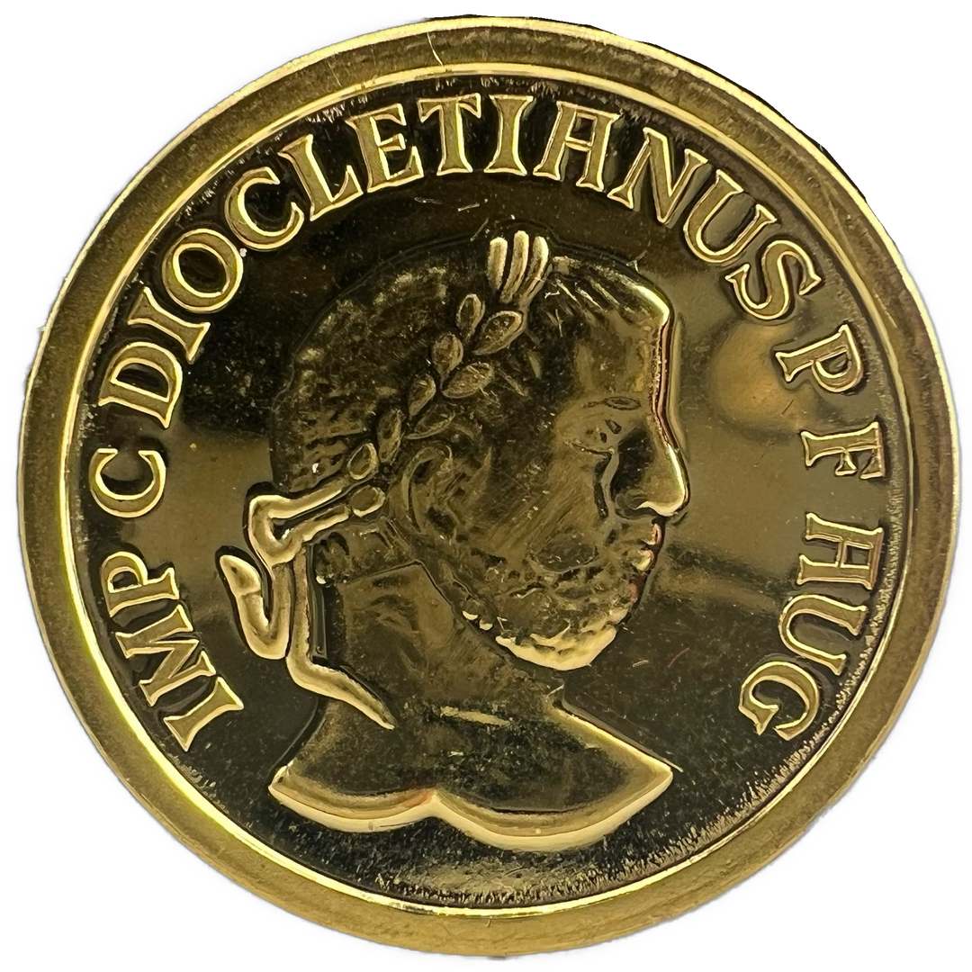 1/4oz .999Au (SPOT) 1989 25Ecu Belgium «Diocletian»