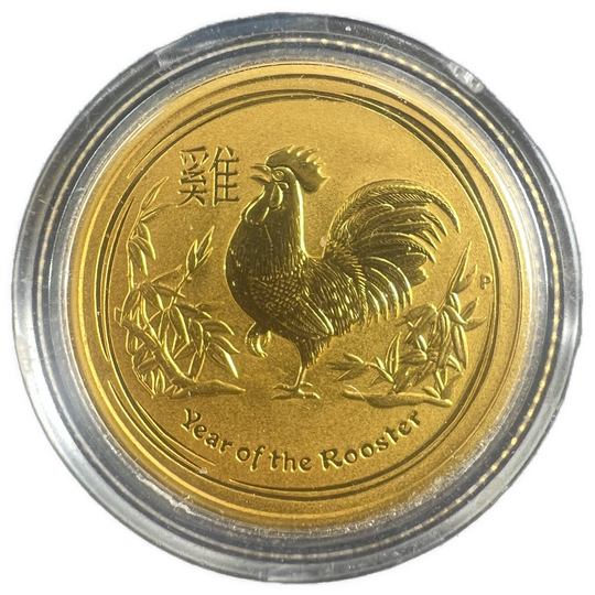 1/10oz .999Au 2017 «Year of the Rooster» Australia
