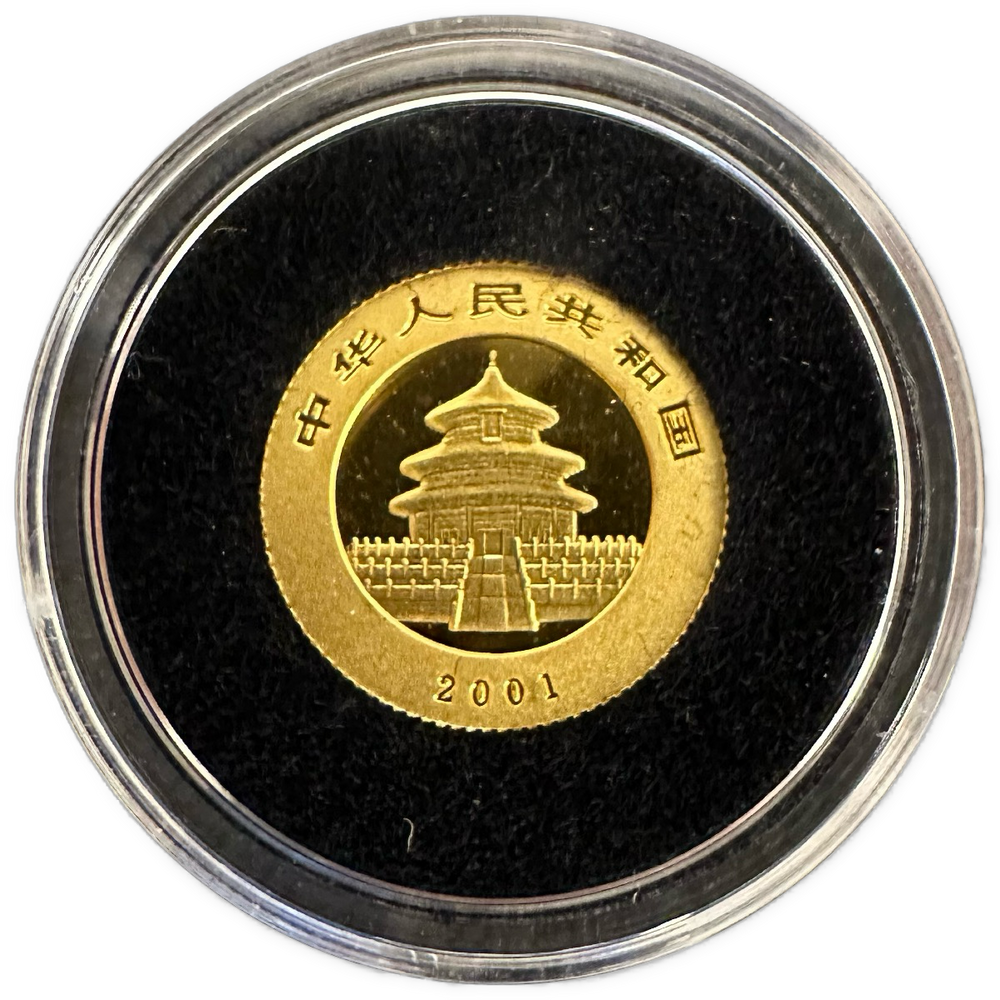 1/20oz .999Au 20元 2001 China