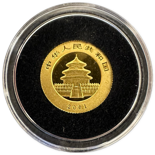 1/20oz .999Au 20元 2001 China