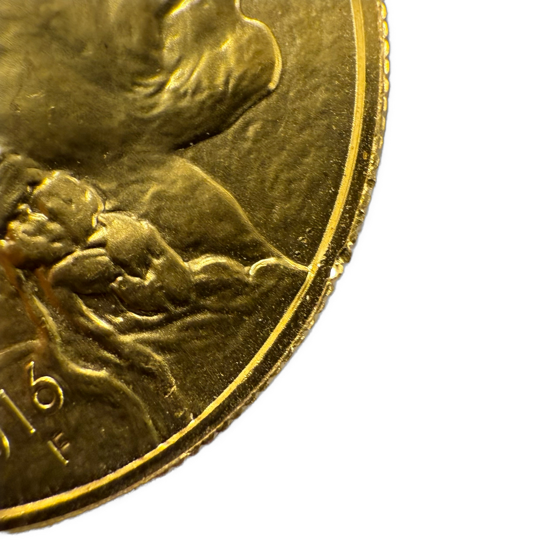 1oz .999Au 2016 Buffalo/Indian Head (små kanthakk)