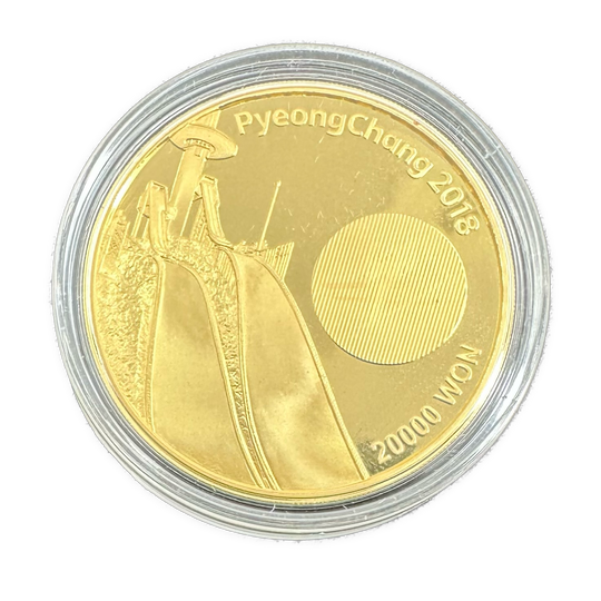 1/2oz .999Au (SPOT) 20000WON PyeongChang 2018