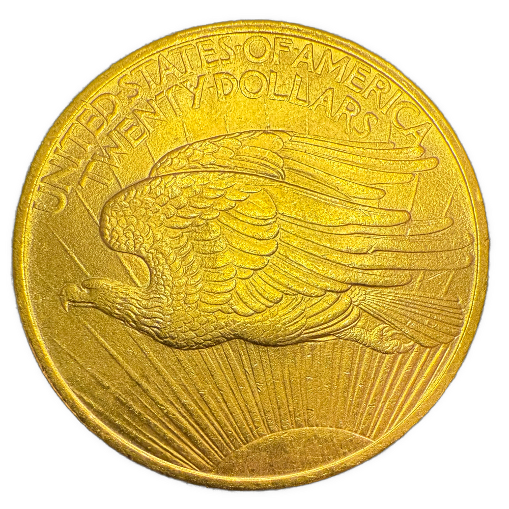 33.4g .900Au (Spot+2%) 1908 Saint-Gaudens Double Eagle Kv1+/01