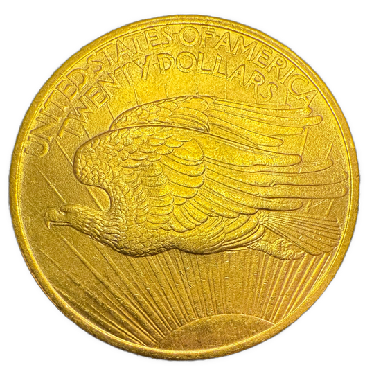 33.4g .900Au (Spot+2%) 1908 Saint-Gaudens Double Eagle Kv1+/01