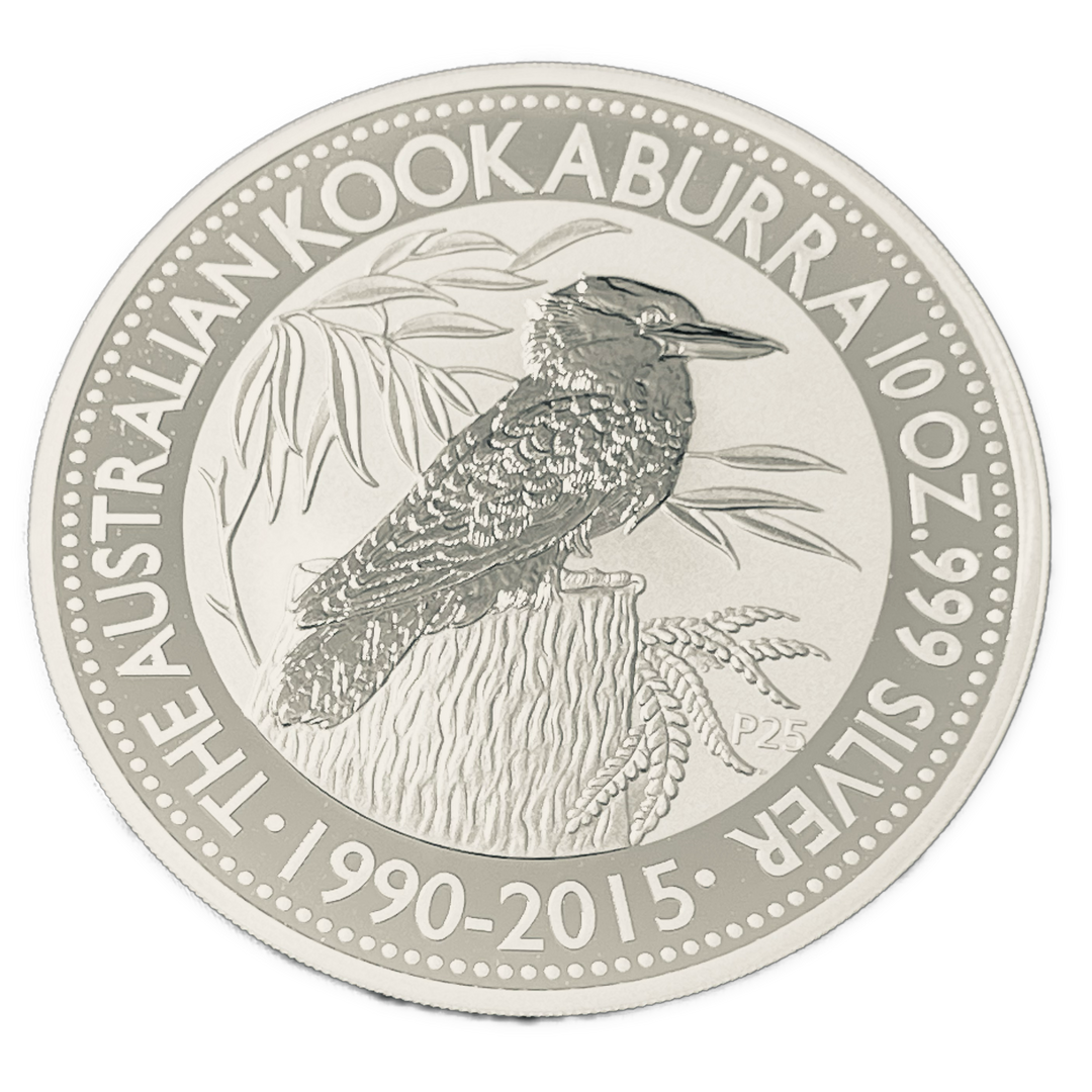 10oz .999Ag Australian Kookaburra (vakumert uten kapsel)