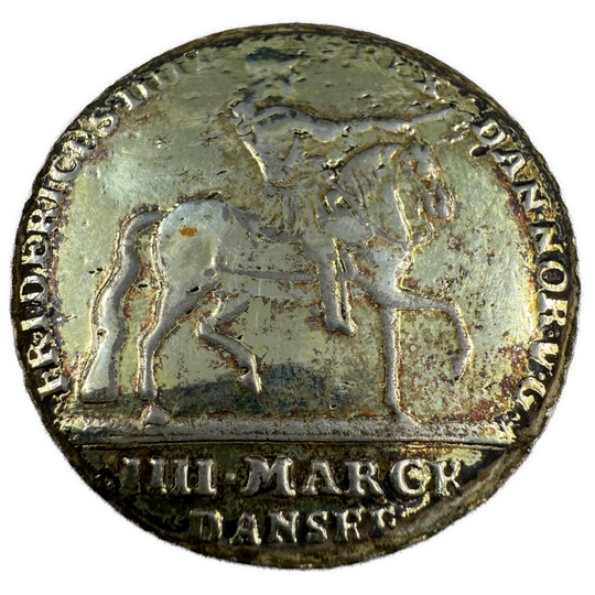 4 Mark 1723 Frederik IV Kv.1-/2