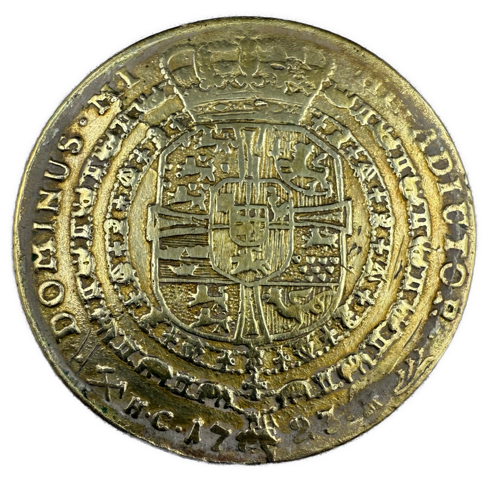 4 Mark 1723 Frederik IV Kv.1-/2