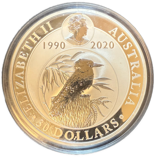 1KG .999Ag 2020 Kookaburra
