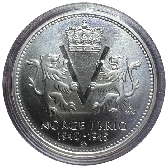 500g .999Ag (25x20g) SPOT «Norge i Krig» medaljer