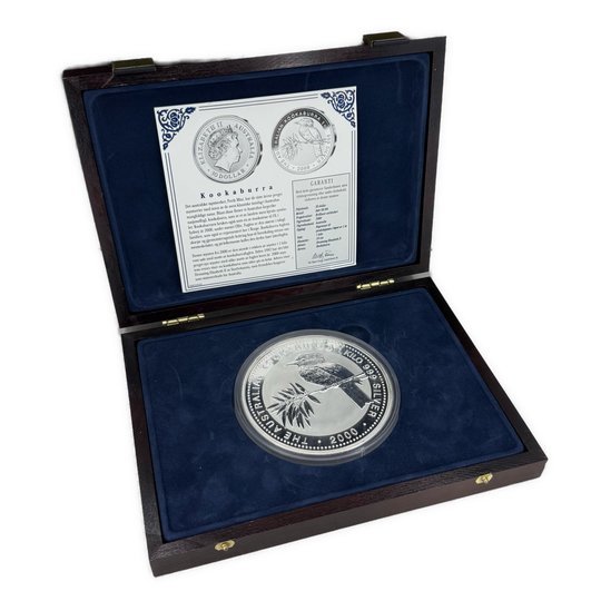1KG .999Ag Kookaburra 2000 30$ Australia