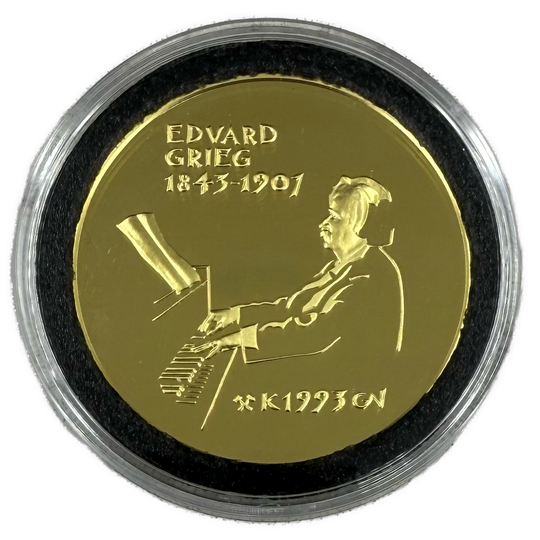 1/2oz .999Au (Net) Spot+2% 1500KR Edvard Grieg 1993