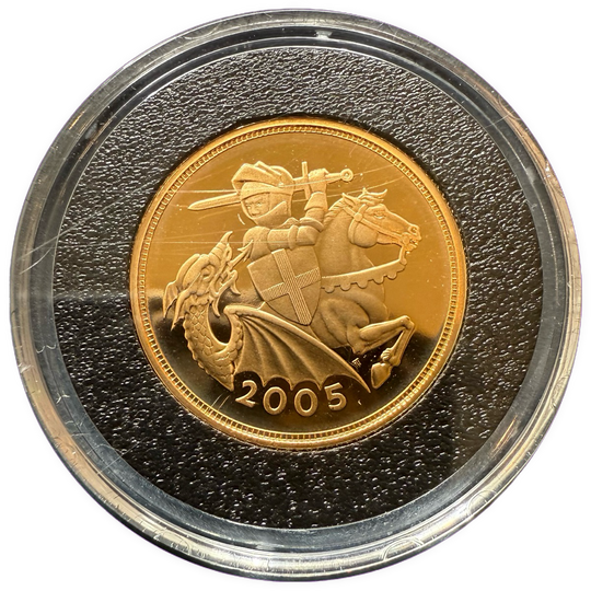 15.98g .916Au 2 Sovereigns 2005 United Kingdom