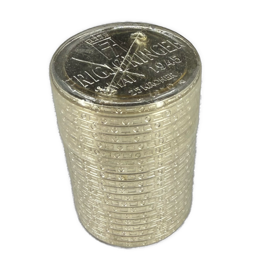 580g .875Ag (SPOT) 20stk 25KR 1970 i tube