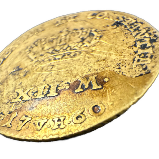 XII Mark Dukat 1760 Frederik V Kv(Riper/Flekker)