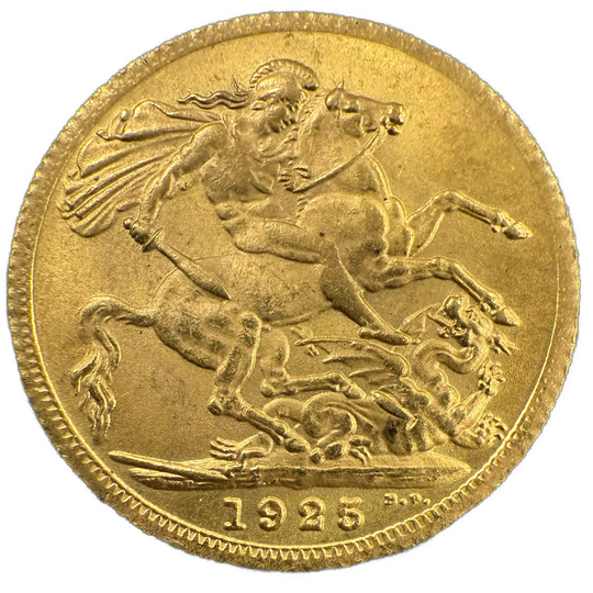7.99g .916Au (Spot+2%) 1925 Sovereign