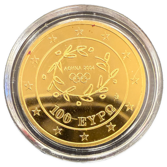10g .999Au (SPOT) 100€ 2004 Greece