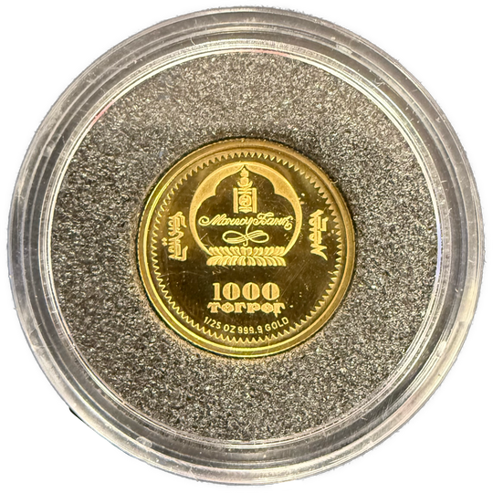 1/25oz .999Au 1000 Tögrög 2006 Mongolia