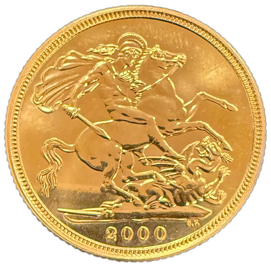 7.98g .916Au (Spot+2%) 2000 Sovereign