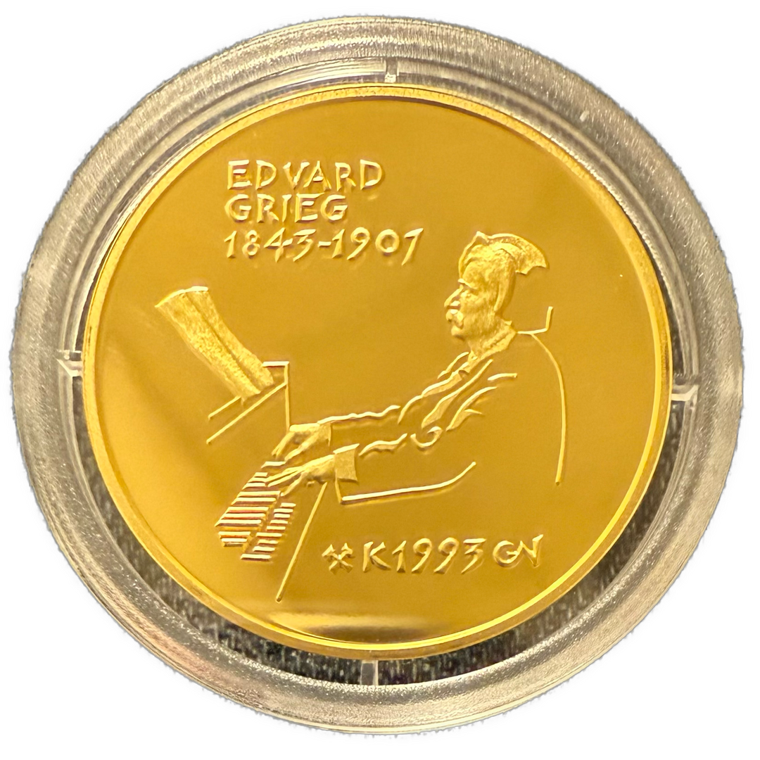 16.97g .916Au (Spot+2%) 1500KR 1993 Edvard Grieg