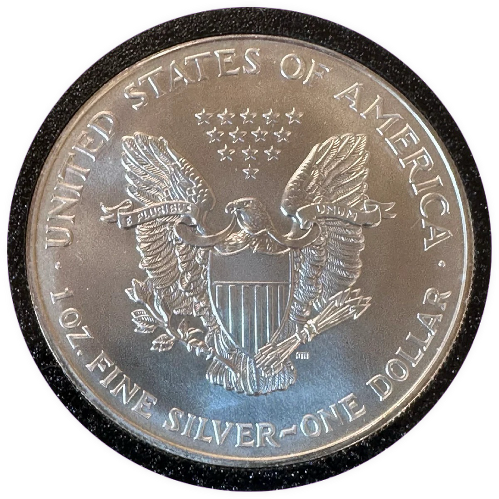 1oz .999Ag Silver Eagle 1996 (Patina)