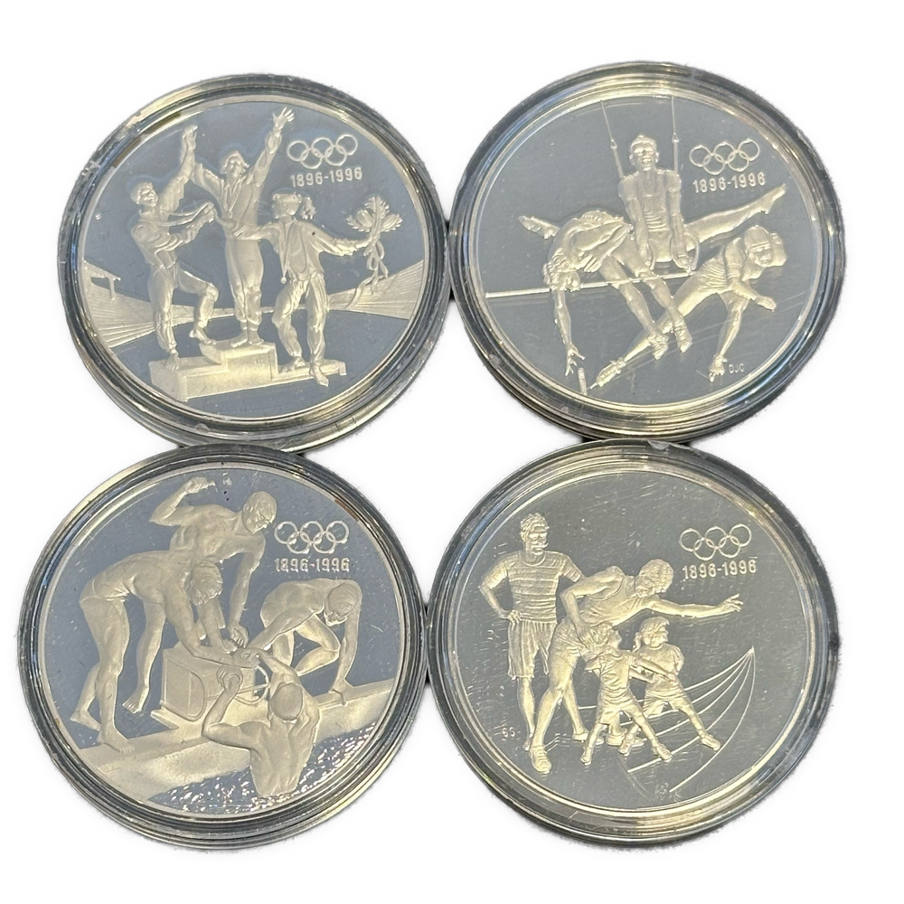 4oz .999Ag (Net) SPOT Olympic Centennial Canada 1992-93